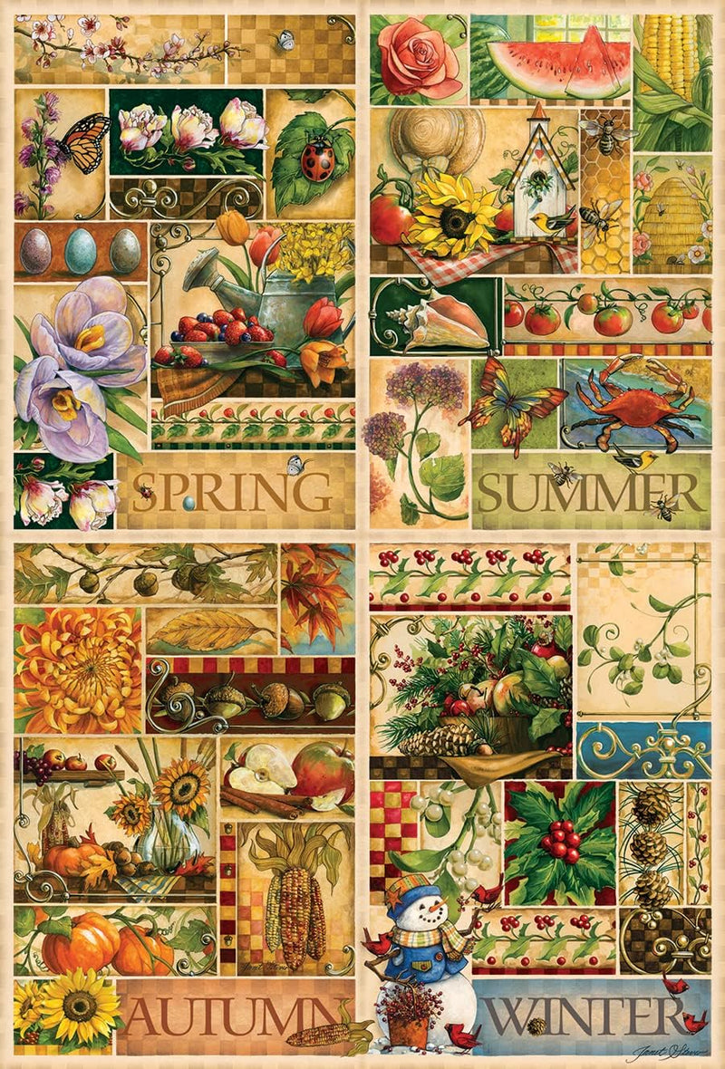 Cobble Hill - 2000 Piece Puzzle - The Four Seasons (Old Version)