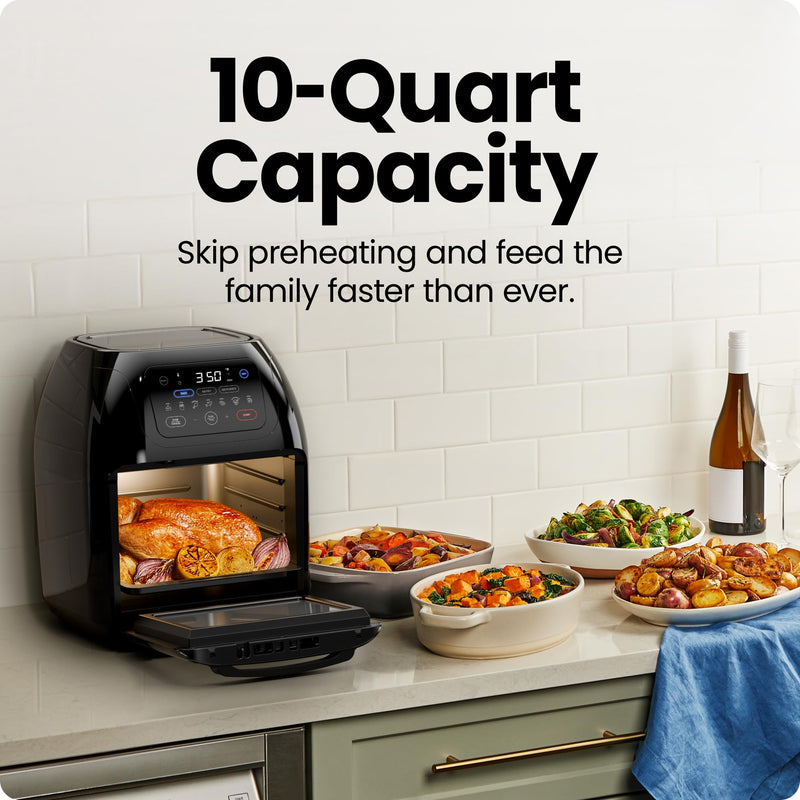 Chefman RJ38-1 10 L Air Fryer Oven with Rotisserie
