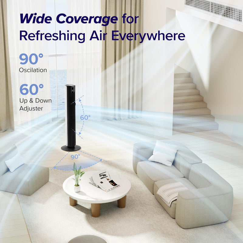Levoit Smart Tower Fan LTF-F422S-WUS, 42 in.