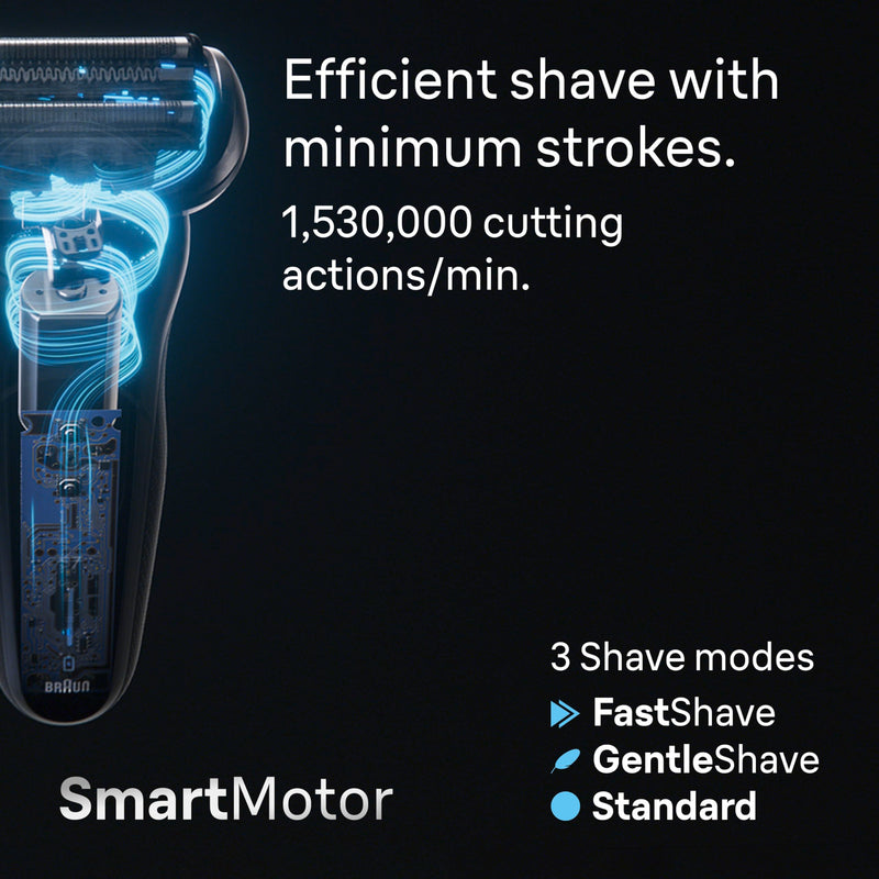 Braun Series 7 Wet & Dry Foil Shaver, Grey