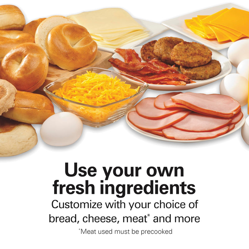 Hamilton Beach 25478RC Breakfast Sandwich Maker, Silver