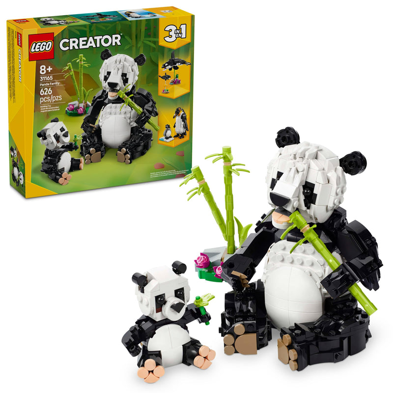LEGO Creator 3 in 1 Wild Animals Panda Family 31165