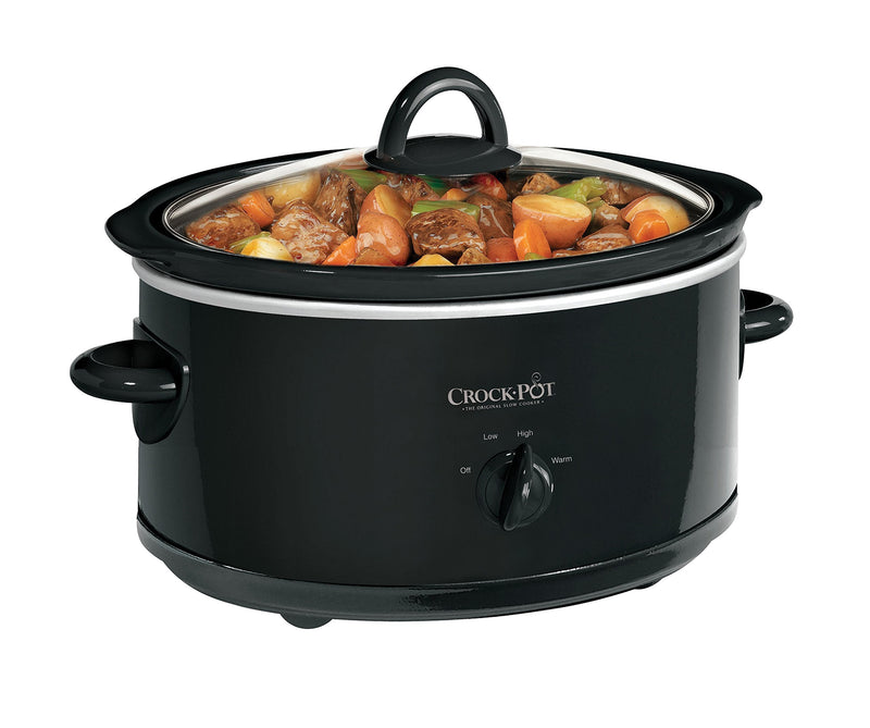 Crock-Pot SCV700B-CN 7 qt Manual Slow Cooker, Black