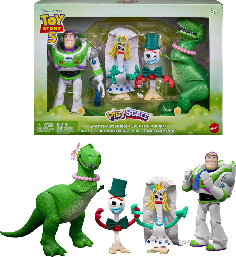 Toy Story 5 What Is a Wedding? four-figure pack