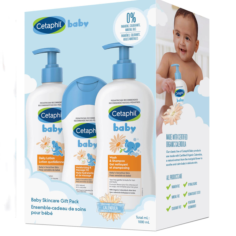 Cetaphil - Baby Skincare Gift Set - 3 Pieces
