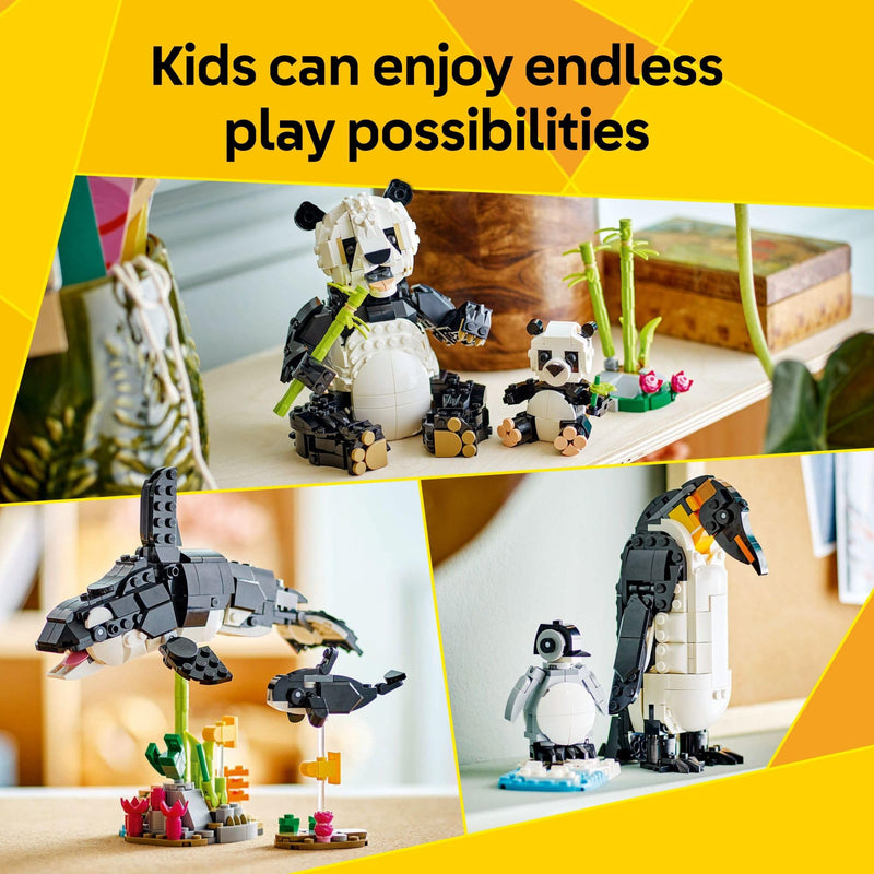 LEGO Creator 3 in 1 Wild Animals Panda Family 31165