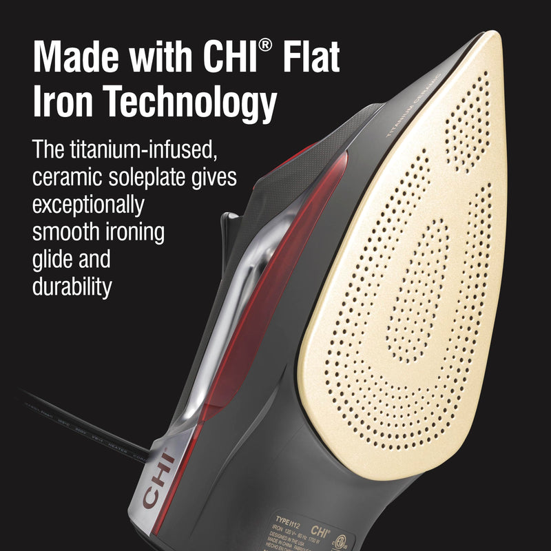 CHI - 13106 - 1700 W Steam Iron - Silver