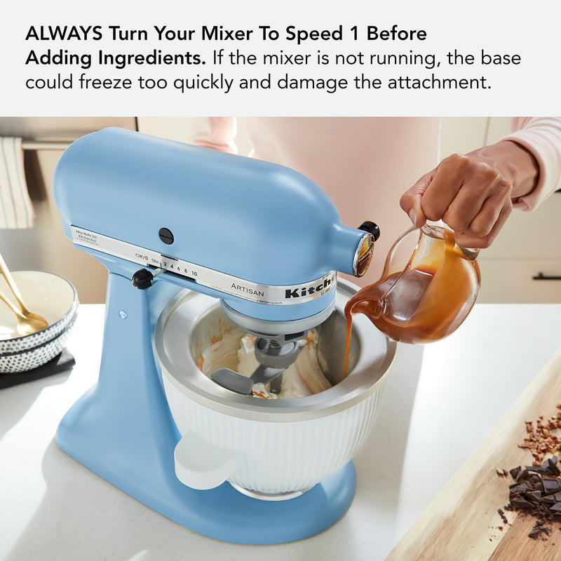 KitchenAid - KSMICM - Ice Cream Maker Attachment