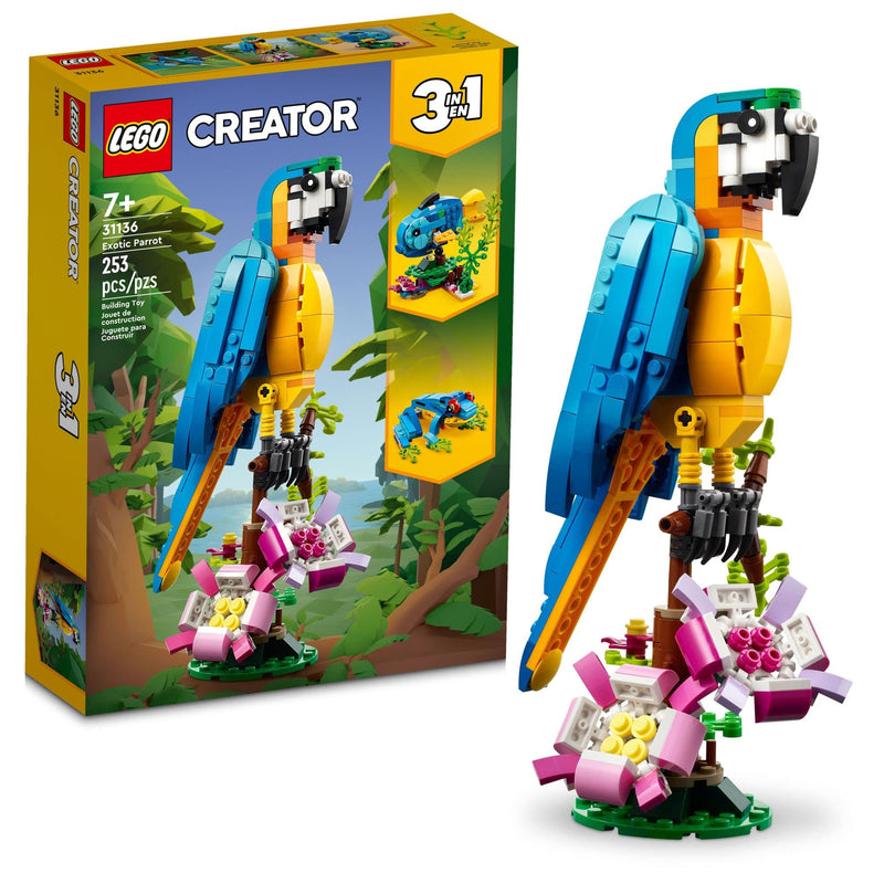 LEGO Creator 3 in 1 Exotic Parrot 31136