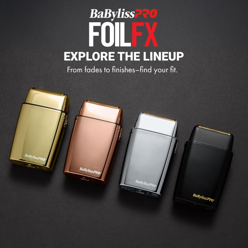 BaBylissPRO - Barberology BlackFX Double Foil Shaver (FXFS2B)