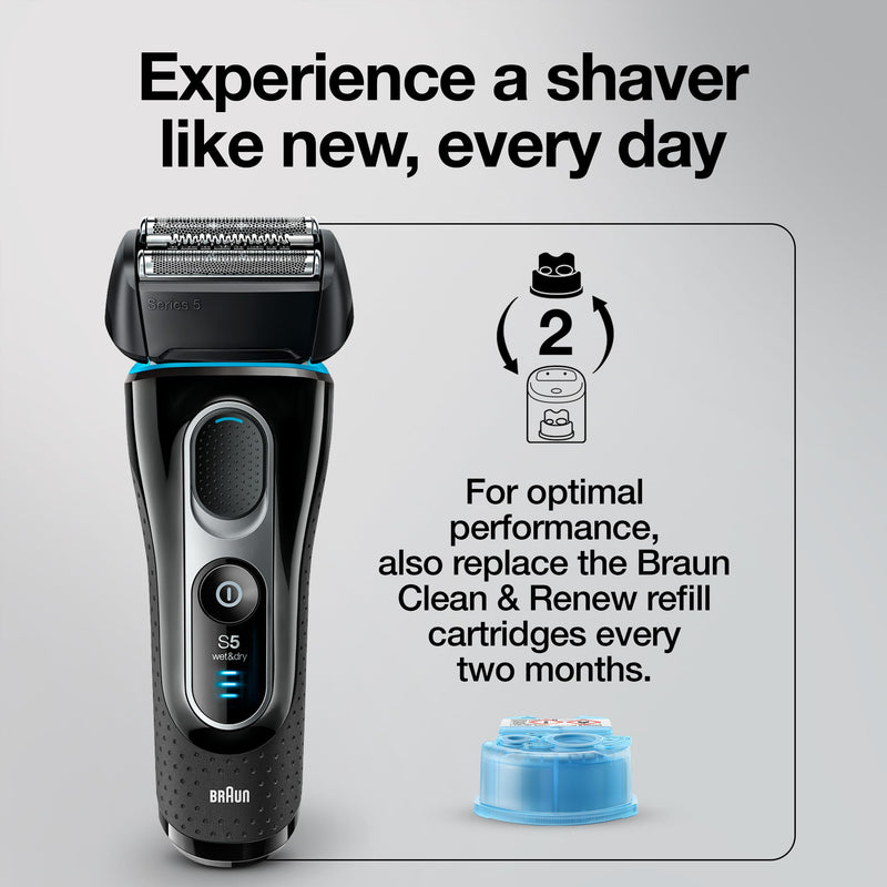 Braun Series 5 52S Replacement Shaver Head, Silver