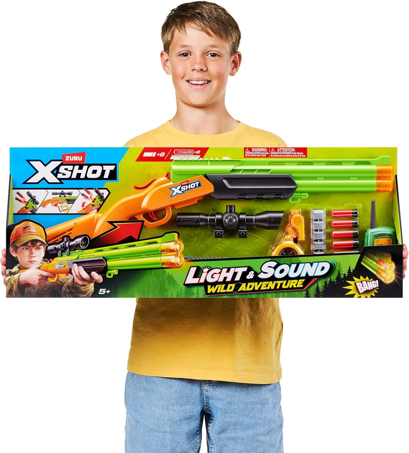 XSHOT - LIGHTS & SOUND - WILD ADVENTURE BLASTER