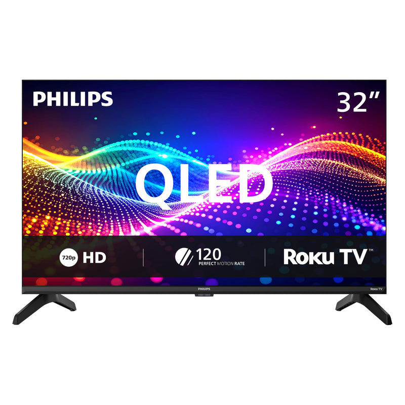 Philips - 7600 Series 32PQF7666/F6 HD QLED Roku TV | 32 in / 81 cm