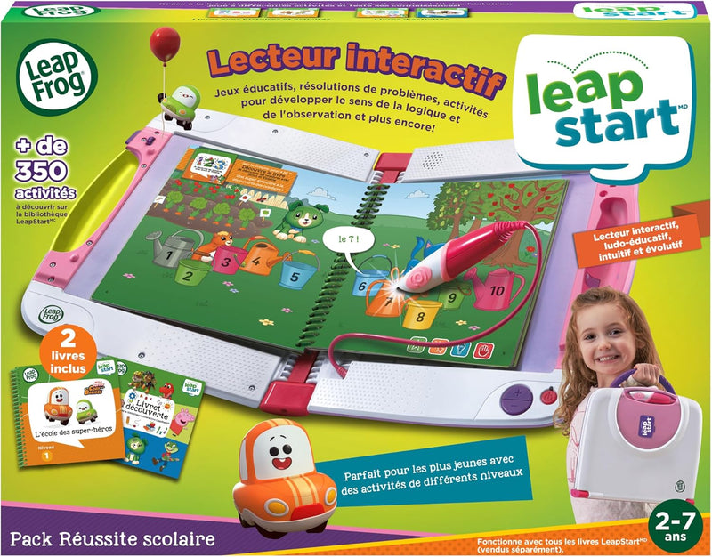 LeapFrog - LeapStart - Pack Réussite scolaire - Rose (Version française)
