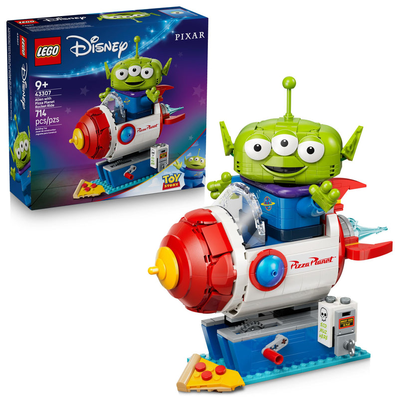 LEGO Disney & Pixar Toy Story Alien with Pizza Planet Rocket Ride 43307