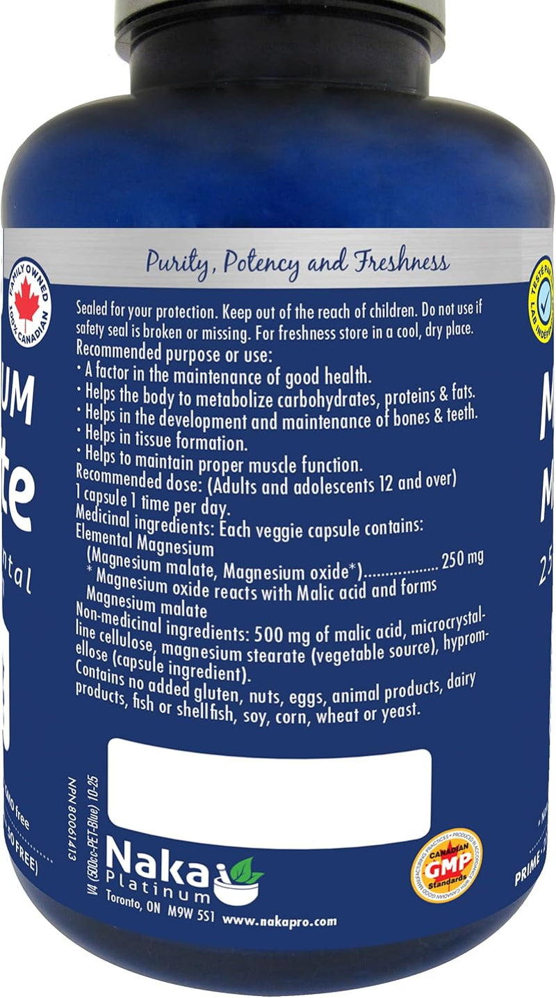 Naka - Platinum - Magnesium Malate 200VCPS