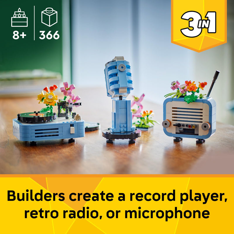 LEGO Creator 3 in 1 Record Player with Flowers 31172