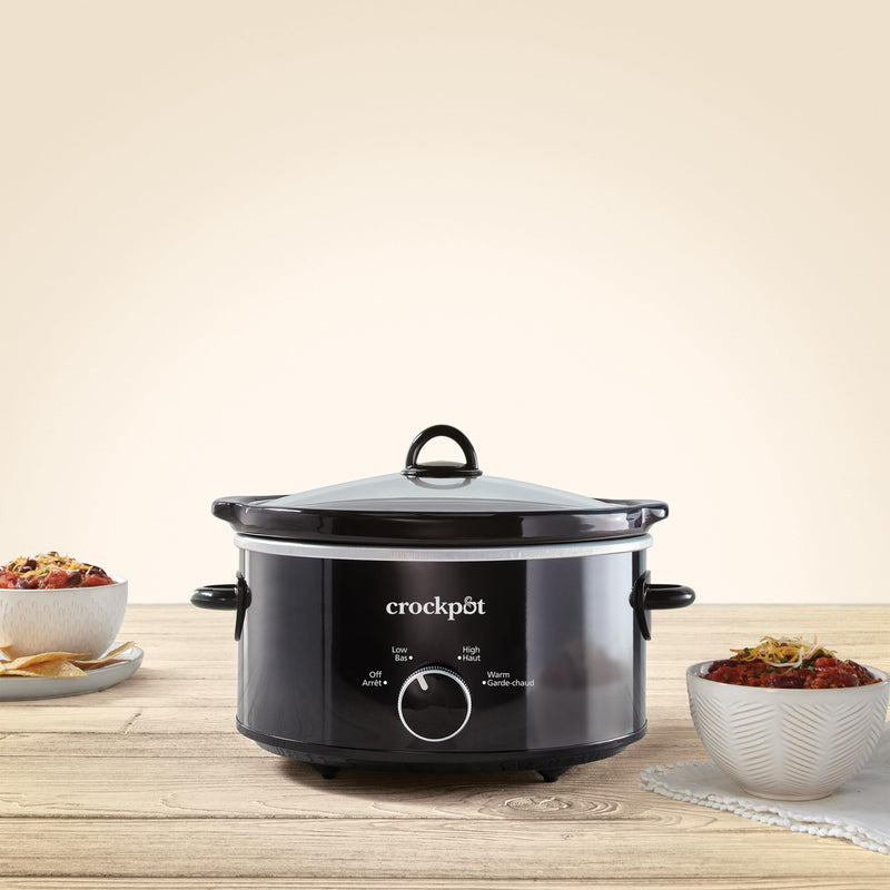 Crock-Pot Classic 2166871 4 qt Slow Cooker, Black