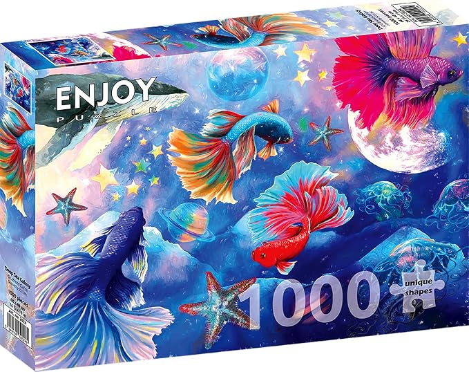 ENJOY - 1000 Piece Puzzle - Jellyfish Glow