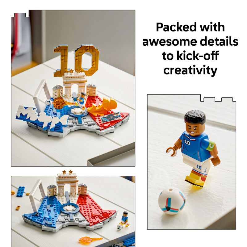 LEGO Editions Kylian Mbappé Soccer Highlights 43013