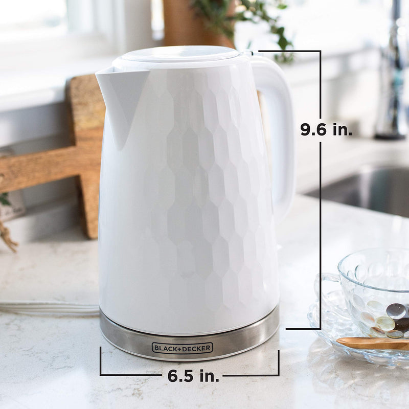 BLACK+DECKER - Honeycomb KE1560W - Electric Kettle | 1.7 L