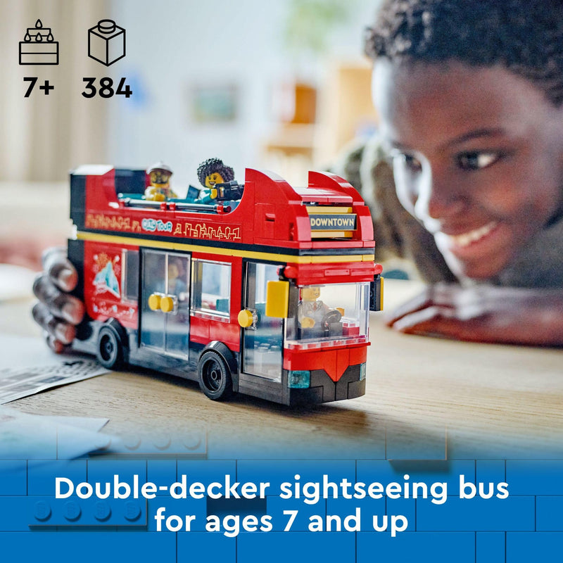LEGO City Red Double-Decker Sightseeing Bus 60407