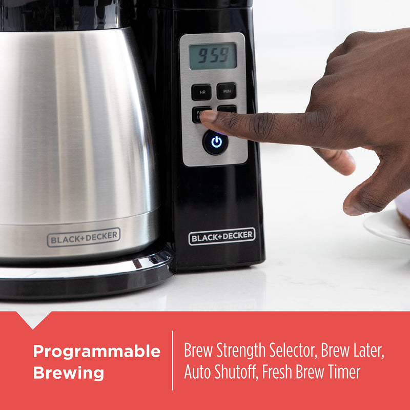 BLACK+DECKER - CM2046SC - 12-Cup Thermal Programmable Coffee Maker