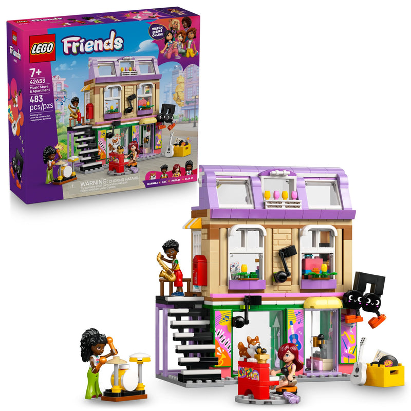 LEGO Friends Music Store & Apartment 42653