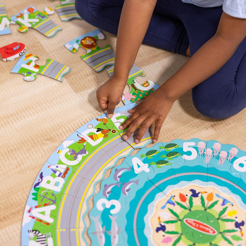 Melissa & Doug - Round the Shore Floor Puzzle & Play Set