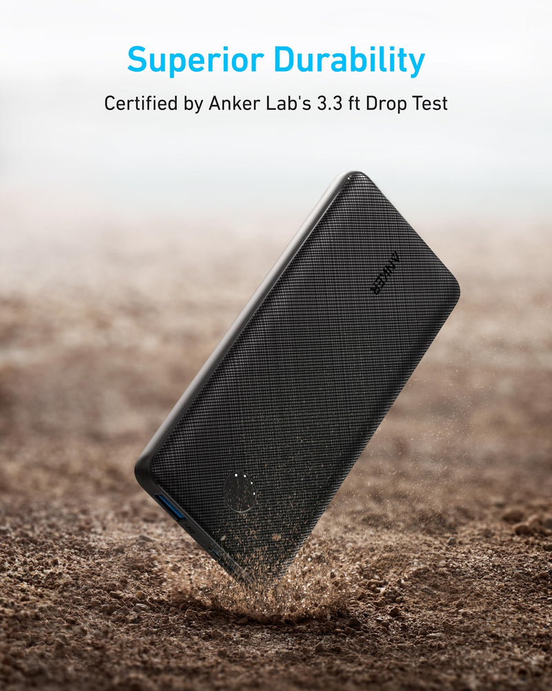 Anker - 313 (A1229) - PowerCore 10,000mAh Power Bank - Black