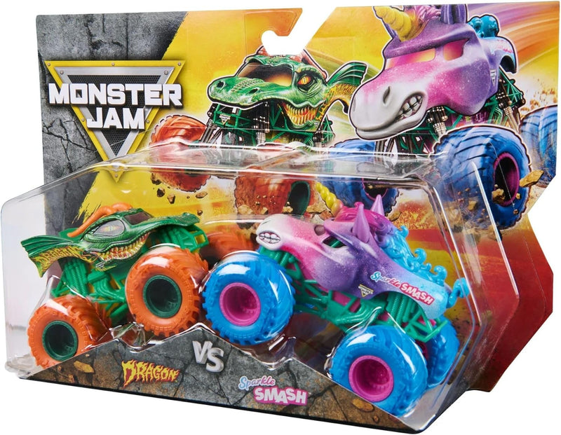 Monster Jam - Official 1:64 Scale Diecast Truck 2-Pack Series 33