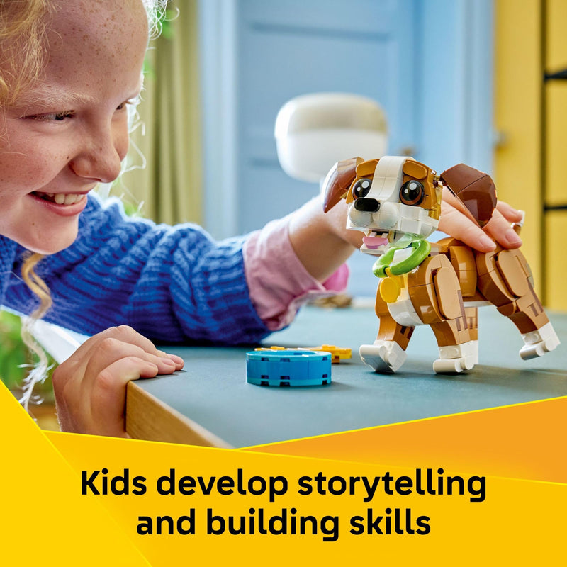 LEGO Creator 3 in 1 Cute Animals: Playful Puppy Dog 31382