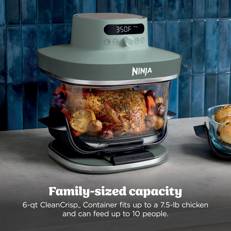 Ninja – Crispi Pro AS101CDG Glass Air Fryer – Ash Grey – product image 5