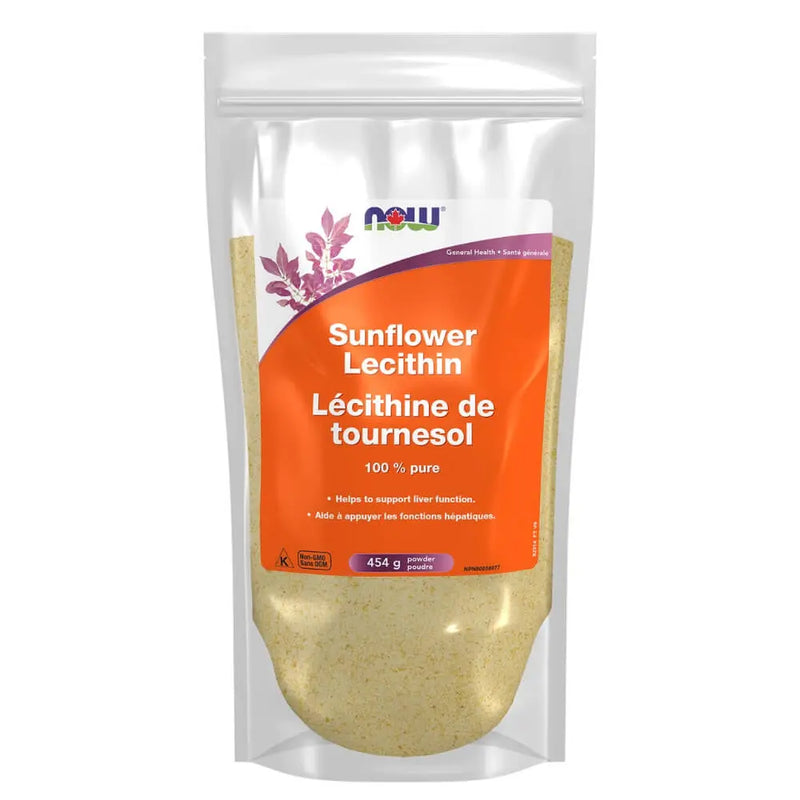 Now - Sunflower Lecithin Powder Non - GMO 454 g