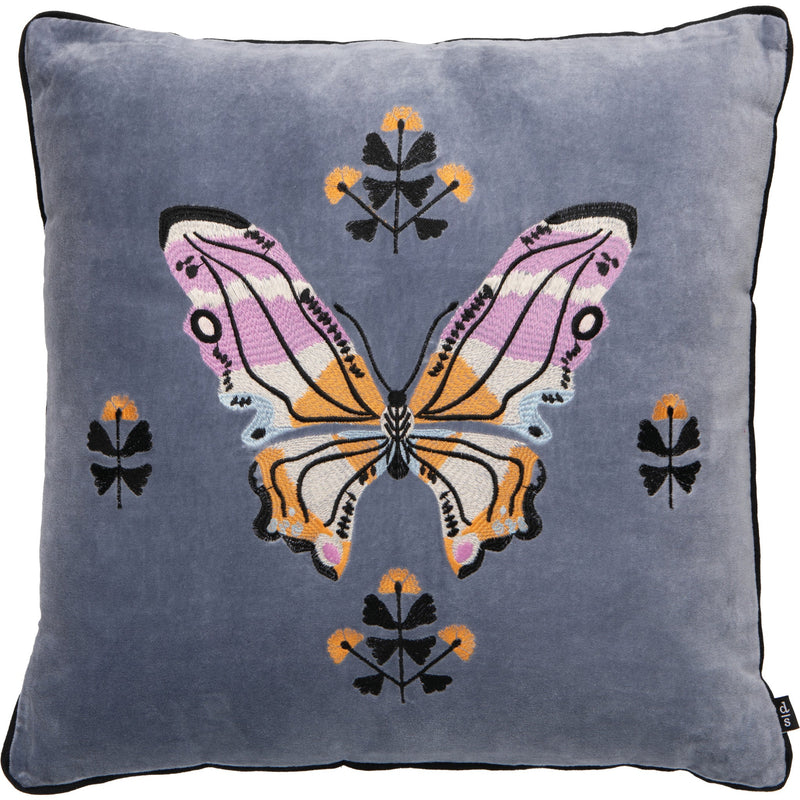 Danica - Aurora Embroidered Throw Pillow