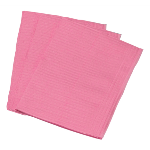 Belmonda - Dental Bibs Plastic Back "Rose" (500 pkk)