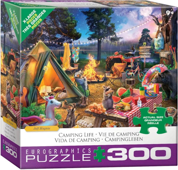 Eurographics - 300 Piece Jigsaw Puzzle - Camping Life By Jeff Haynie