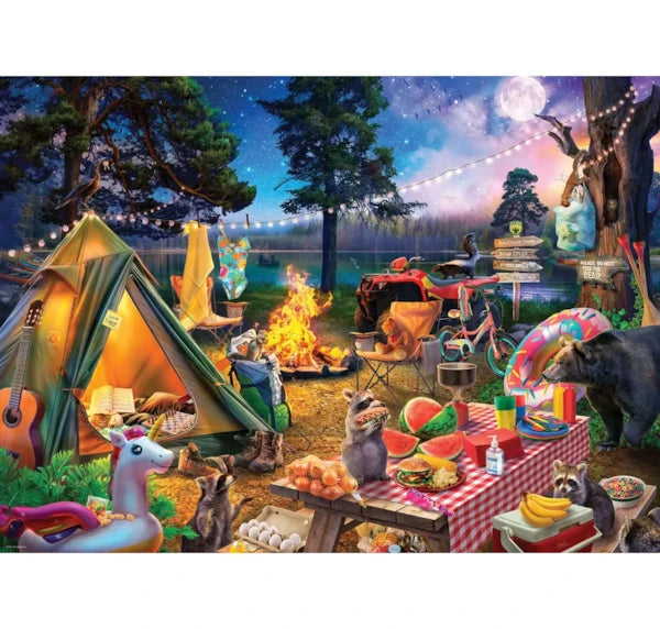 Eurographics - 300 Piece Jigsaw Puzzle - Camping Life By Jeff Haynie