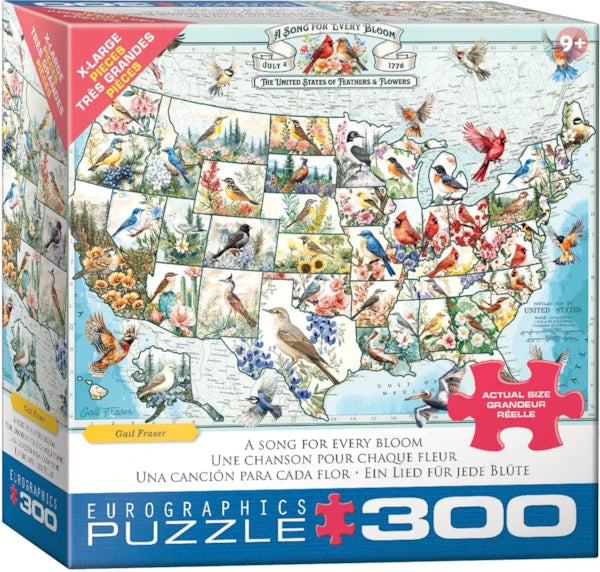 Eurographics - 300 Piece Jigsaw Puzzle - A Song for Every Bloom