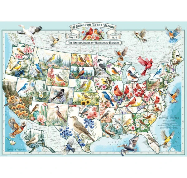 Eurographics - 300 Piece Jigsaw Puzzle - A Song for Every Bloom