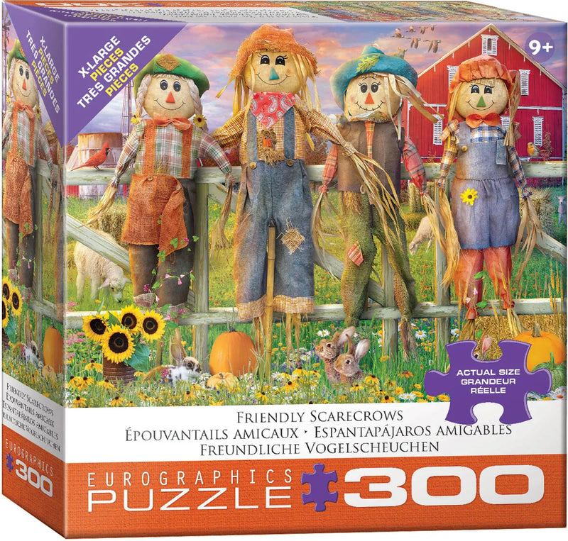 Eurographics - 300 Piece Jigsaw Puzzle - Friendly Scarecrows By Eduard