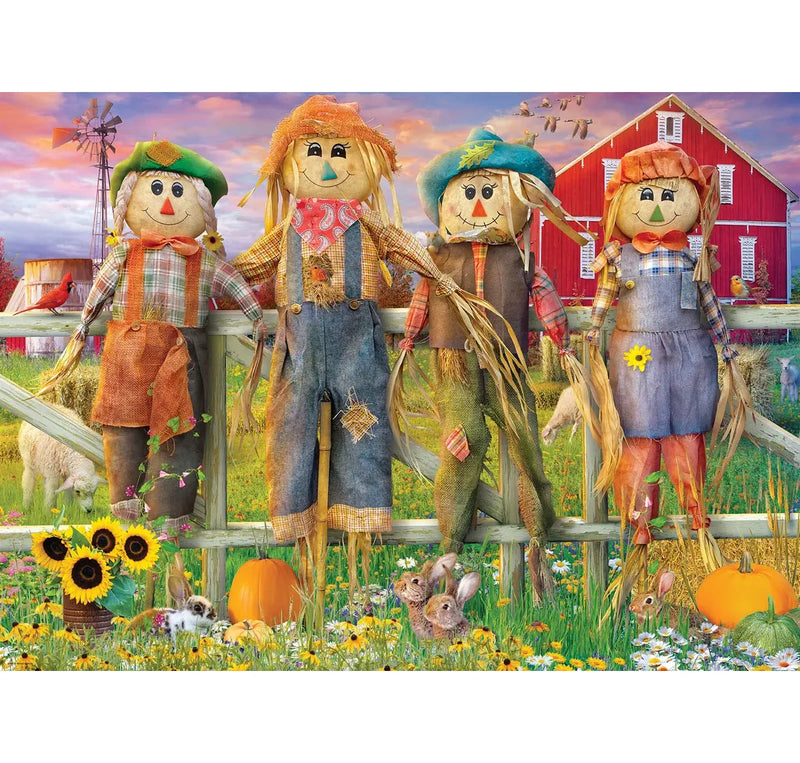 Eurographics - 300 Piece Jigsaw Puzzle - Friendly Scarecrows By Eduard