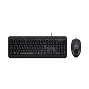 Adesso AKB-132CB-FR wired antimicrobial keyboard and mouse combo, French Canadian layout