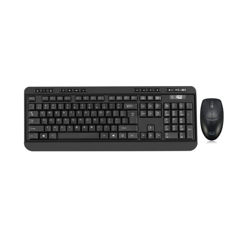 Adesso WKB-1320CB-FR Wireless Antimicrobial Keyboard & Mouse Combo