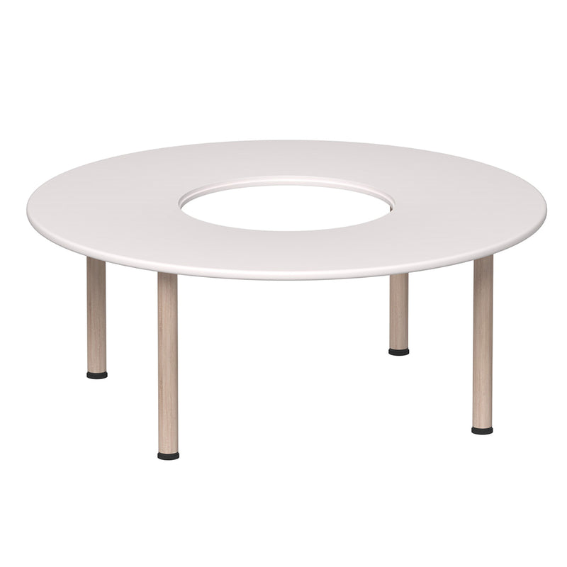 Beleduc - EMMANUELE DOUGHNUT TABLE TOP WHITE 48"