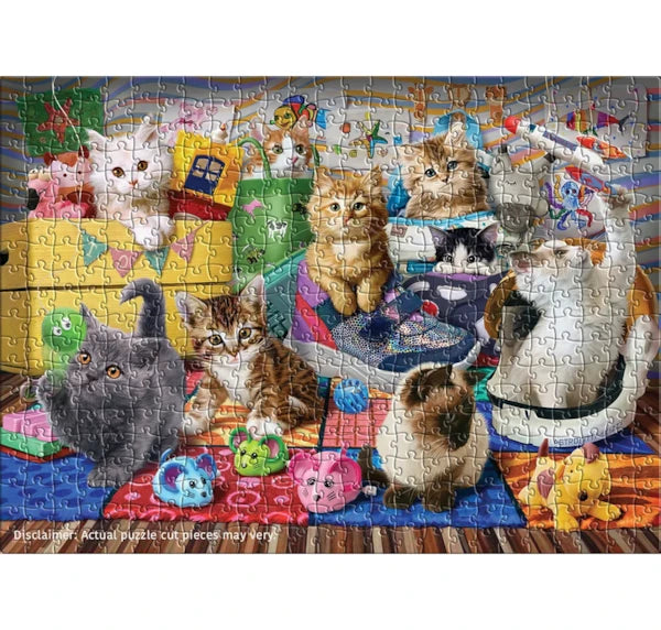 Eurographics - 500 Piece Jigsaw Puzzle - Kittens Playtime By Andrew Farley