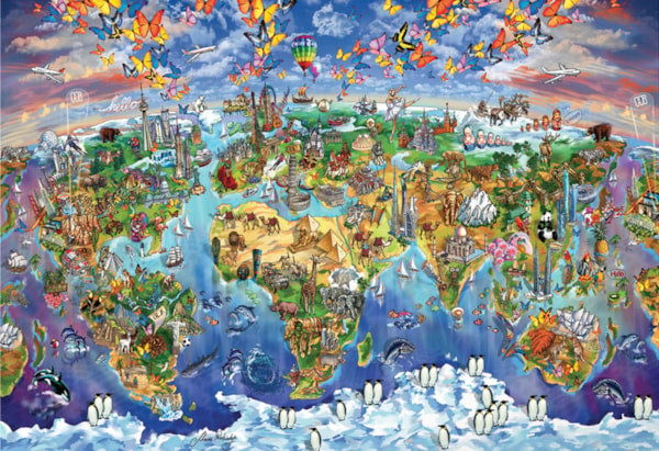 Eurographics - World Wonders by Maria Rabinky (5000-Piece Puzzles)