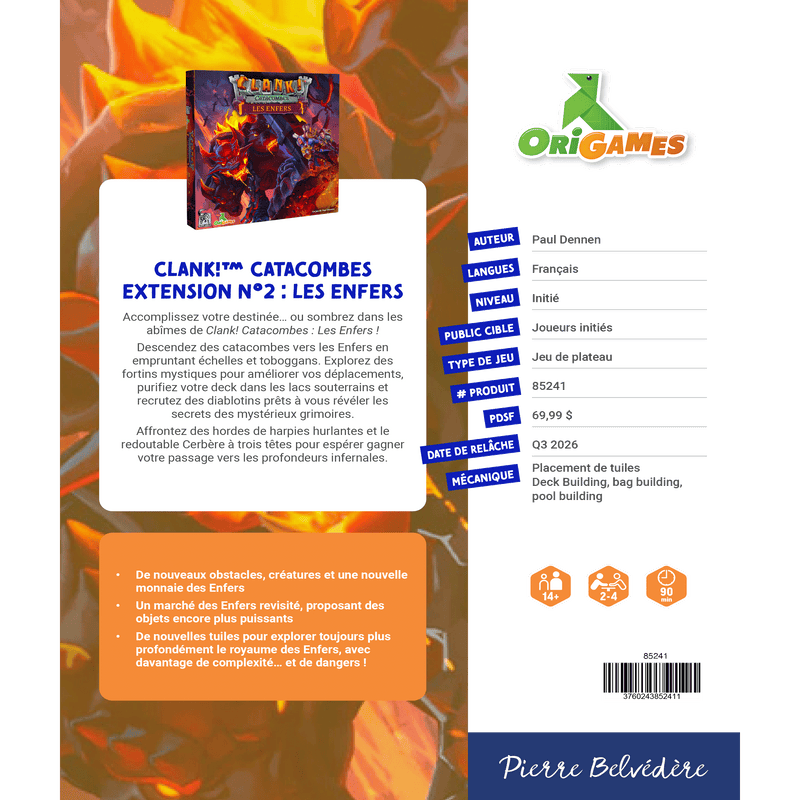 CLANK!™ CATACOMBES EXTENSION N°2 : LES ENFERS