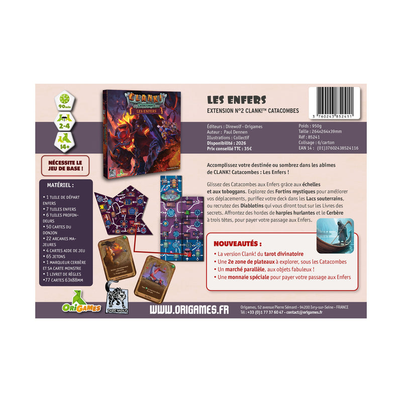 CLANK!™ CATACOMBES EXTENSION N°2 : LES ENFERS