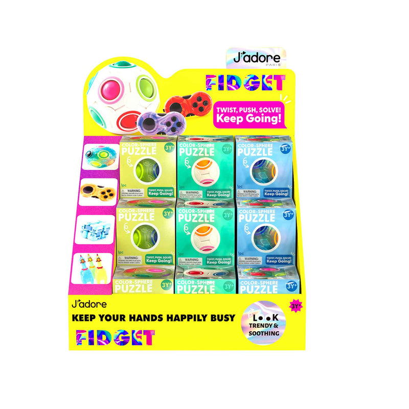 JADORE - COLOUR SPHERE PUZZLE (24PCS/DISPLAY)